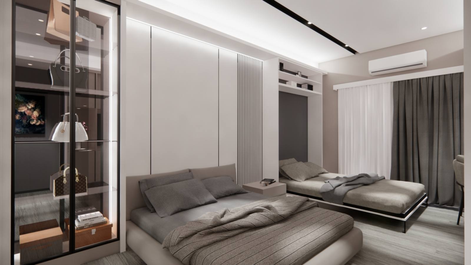 住宅空間設計_ROOM 1+1 miss lin高雄室內設計推薦 希法室內設計 希法建築工事與室內設計 - 豪宅裝修設計、大坪數裝修設計、毛胚屋裝修設計,高雄室內設計優質廠商 高雄室內設計專家, 高雄室內設計推薦